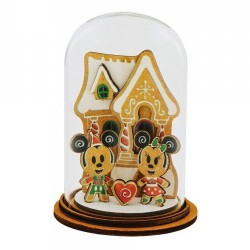 Gingerbread Figurine: Minnie & Mickey - Home for Christmas