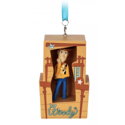 Disney Pixar Holiday Woody Hanging Talking Ornament, Toy Story