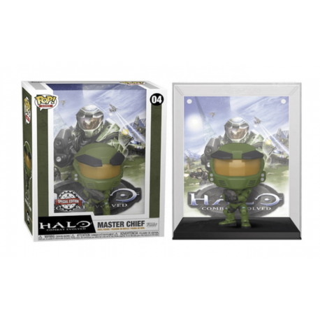 Funko Pop 04 Master Chief (Special Edition), Halo (Game Cover)