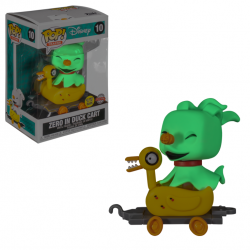 Funko Pop 10 Zero in Duck Cart (G.I.T.D.)(Special Edition), The Nightmare Before Christmas