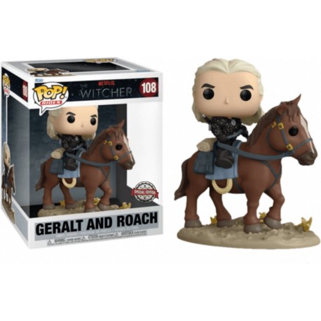 Funko Pop 108 Geralt & Roach, The Witcher