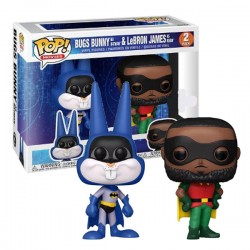 Funko Pop 2-Pack: Bugs Bunny & LeBron James as Batman & Robin (Special Edition), Looney Tunes