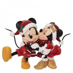 Disney Showcase - Christmas Mickey and Minnie Mouse Figurine