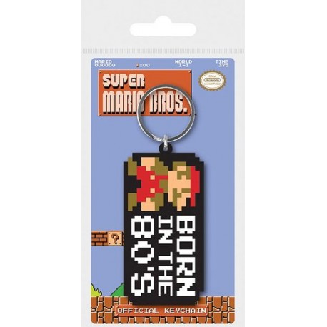 Super Mario Bros. Born In The 80's - Keychain
