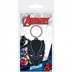 Marvel Black Panther Face - Keychain