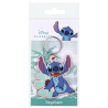 Disney Lilo & Stitch PVC 2D Keychain Flower Stitch