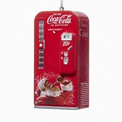 Kurt S. Adler Coca Cola Vending Machine Hanging Ornament
