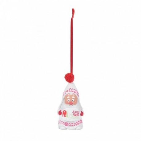 Snow Gnome Home Sweet Gnome Hanging Ornament