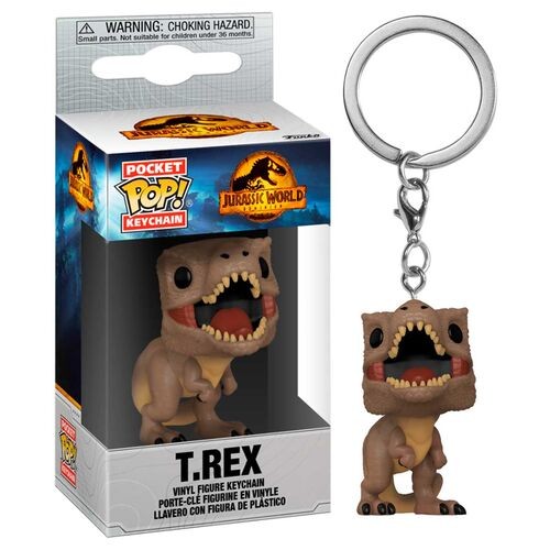 キーホルダー・アクリルキーホルダー Funko Pop! Keychain: T. Rex Pop Keychain: T-Rex, Jurassic World Dominion - Wondertoys.nl