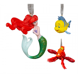 Disney The Little Mermaid Ornaments Set (3)