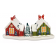 Disney Mickey and Minnie Mouse Christmas Salt and Pepper Set, Walt's Holiday Lodge