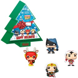 Pocket POP: DC Holiday-Tree Holiday Box 4PC