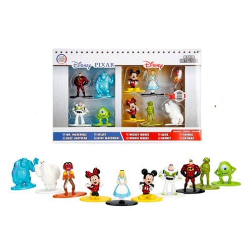Disney Nano Metalfigs Die-Cast Mini-Figures 10-Pack