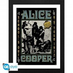 Alice Cooper Framed print "School's out Tour" (30x40)