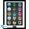 Pokemon Framed print "Pokeballs" (30x40)