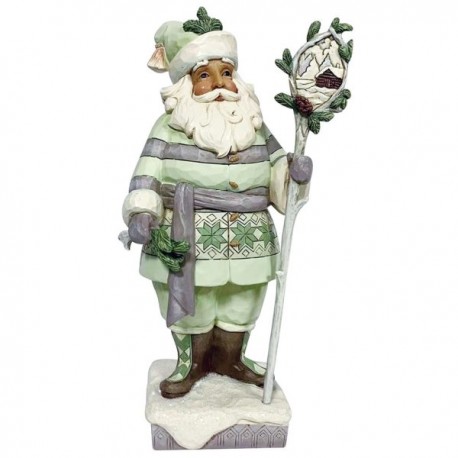 Whiter Woodland Collection - Woodsy Santa Figurine