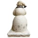 White Woodland Collection - Snowman Statue (48cm)