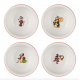 Disney Mickey and Friends Vintage Christmas Bowls, Set of 4