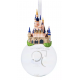 Walt Disney World 50th Anniversary Fantasyland Castle Glass Ball Hanging Ornament