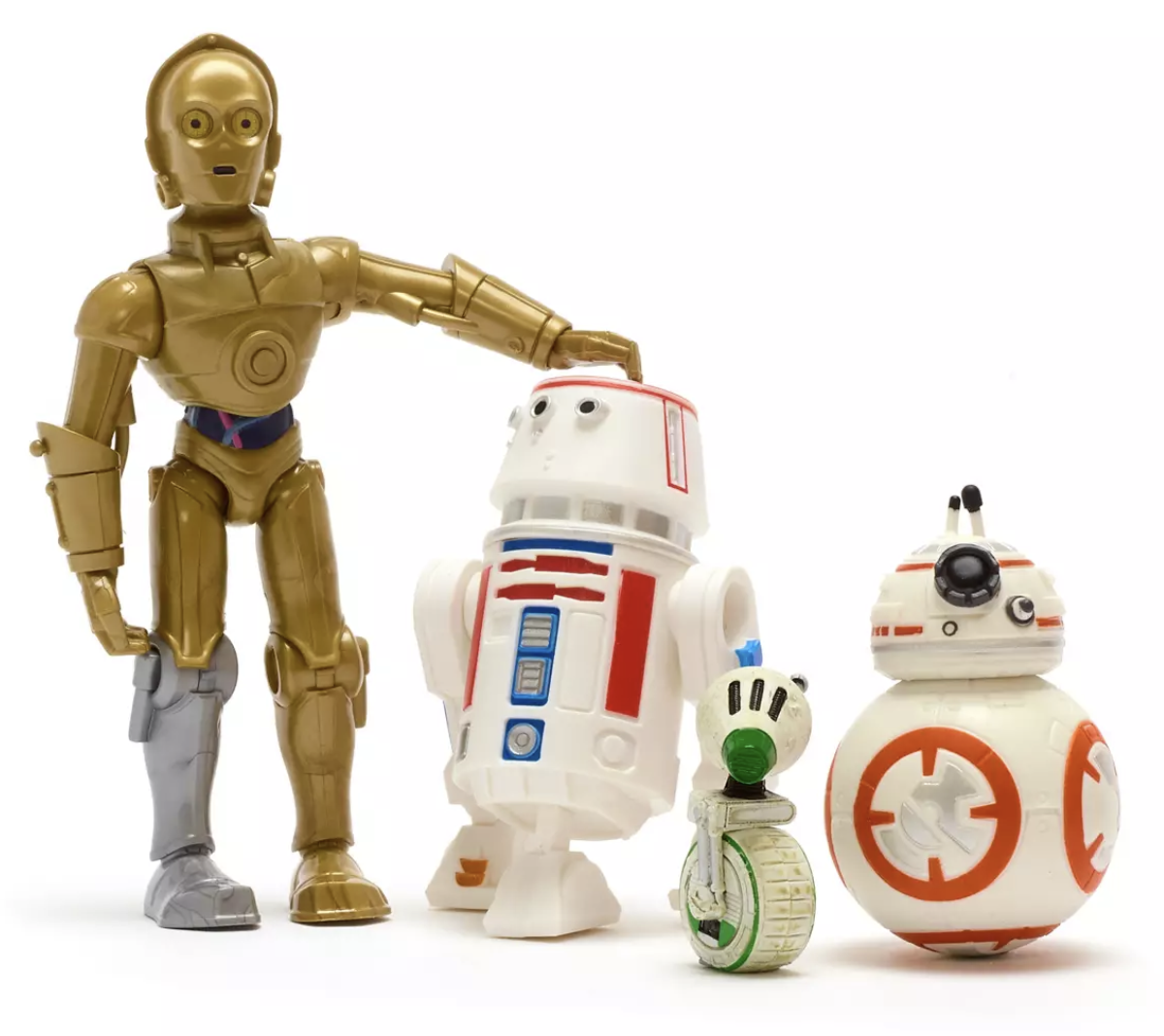 Disney Star Wars Toybox C-3PO, R5-D4, BB-8 and D-O Action Figure
