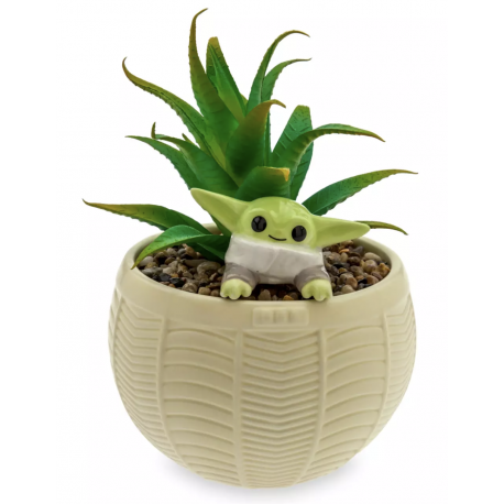 Disney Grogu Artificial Potted Plant, Star Wars: The Mandalorian