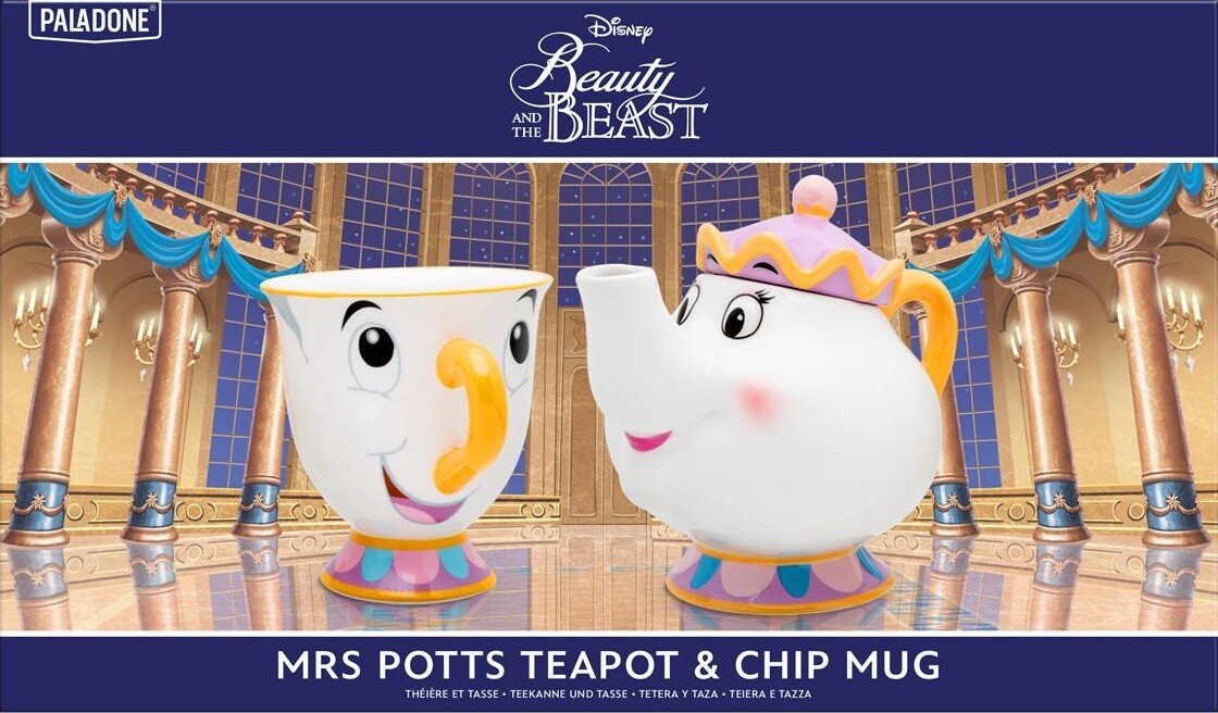 Mrs. Potts and Chip Set Teiera e Tazze The Beauty And The Beast Disney