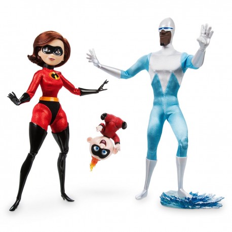 Disney / Pixar The Incredibles 2 Designer Collection Series Elastigirl, Jack-Jack & Frozone Exclusive Doll Set