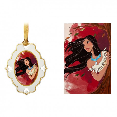 Disney's Pocahontas Artist Series Limited Boxed Ornament and Lithograph Set