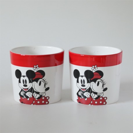 Disney Mickey & Minnie Pot (Medium Size)