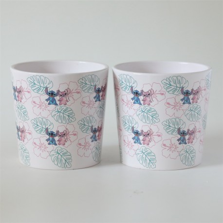 Disney Stitch & Angel Pot (Large Size), Lilo & Stitch