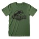 Jurassic Park - Green Mono Logo T-Shirt (Unisex)