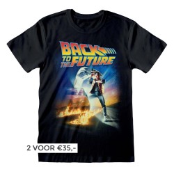 Back To The Future - Poster T-Shirt (Unisex)