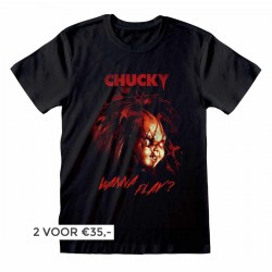 Child's Play - Chucky Wanna Play? T-Shirt (Unisex)