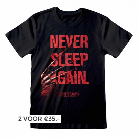Freddy Krueger - Never Sleep Again T-Shirt (Unisex)