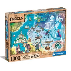 Disney Story Maps Jigsaw Puzzle Frozen (1000 pieces)