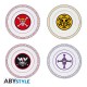 One Piece - Set of 4 Plates - Emblems