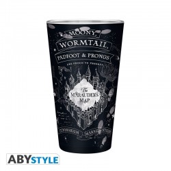 Harry Potter - Large Glass - 400ml - Marauder's map