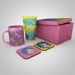 Rick & Morty - Giftset Glass XXL +Mug+ 2 Coasters"Pattern"