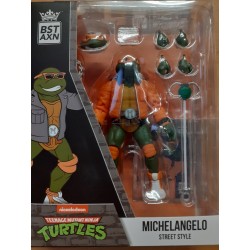 Teenage Mutant Ninja Turtles BST AXN Action Figures 13 cm Michelangelo Street Gang