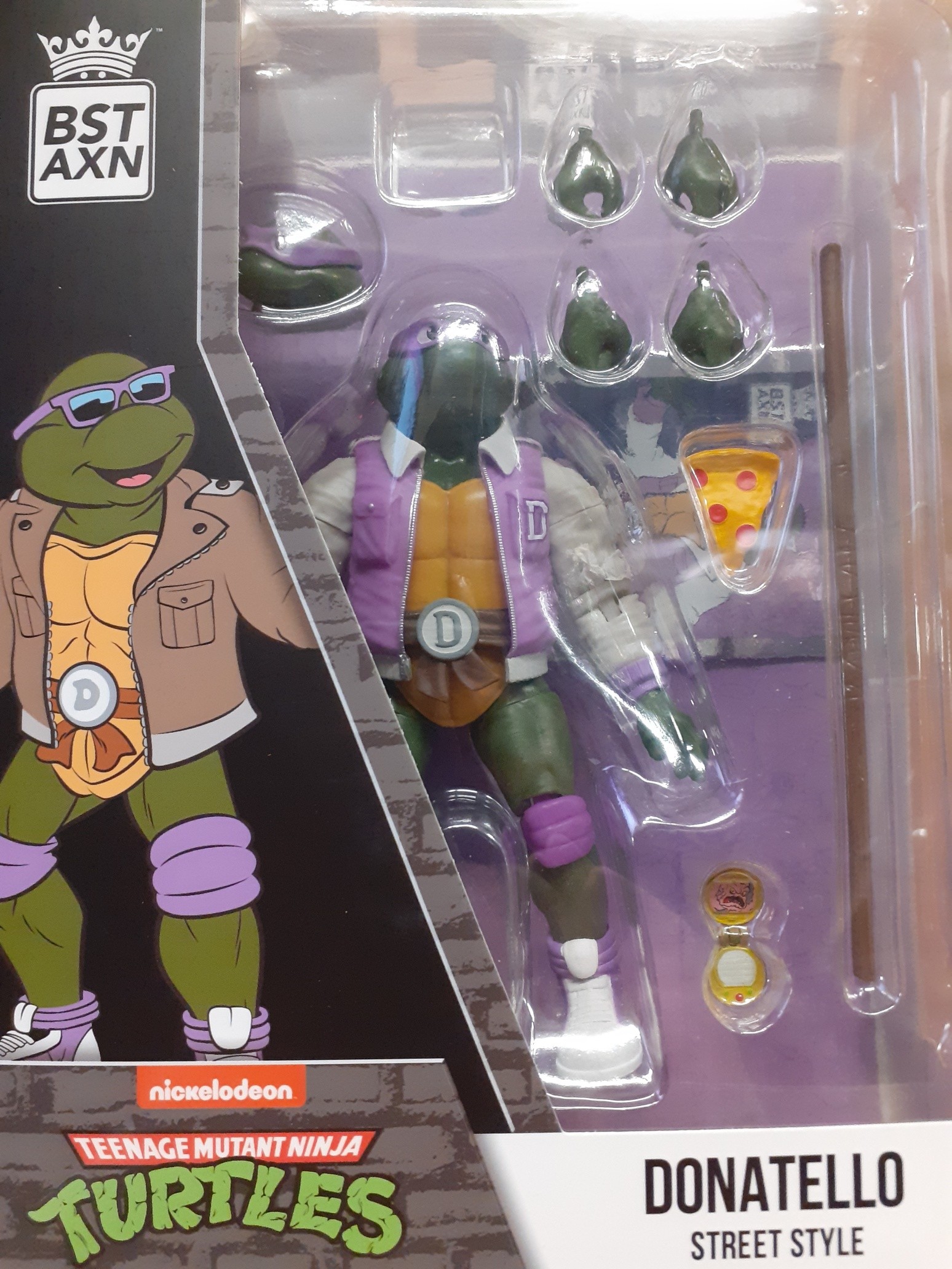 BST AXN Teenage Mutant Ninja Turtles - Street Gang Donatello Action Figure