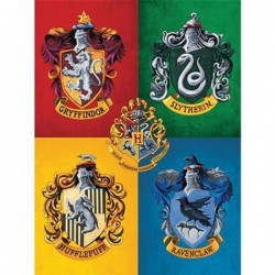 Harry Potter Colourful Crests - Mini Poster (N921)