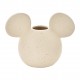 Disney Mickey Mouse Head Vase Natural Speckle