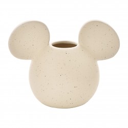 Disney Mickey Mouse Head Vase Natural Speckle