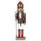 Nutcracker 38,5cm Wood (Red/Green)