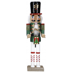 Nutcracker 38,5cm Wood (Green)