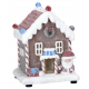 Gingerbread House Santa 20cm LED