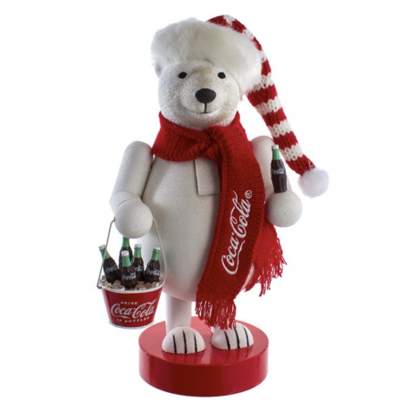 Coca Cola Polar Bear Nutcracker 36cm