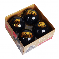 Star Wars Gold Bauble Giftset (4)