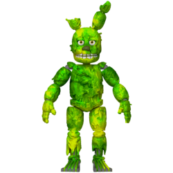 Action Figure 5": Five Nights At Freddy's TieDye- Springtrap