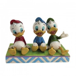 Disney Traditions - Huey Dewey & Louie Sitting Figurine